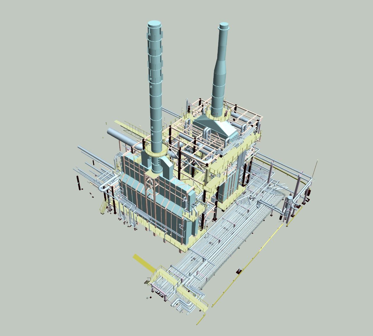 Modelo digital aplicado a infraestructura industrial